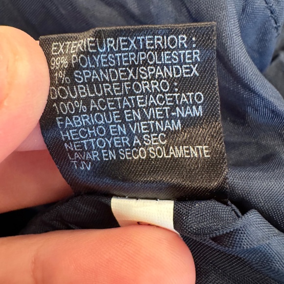 NWOT Tahari ASL Size 2 Navy Dress - Picture 6 of 8